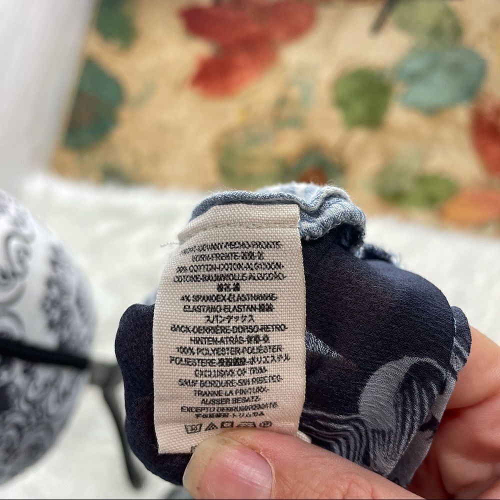 Free People Striped Multiprint Button Down Top - Picture 9 of 9